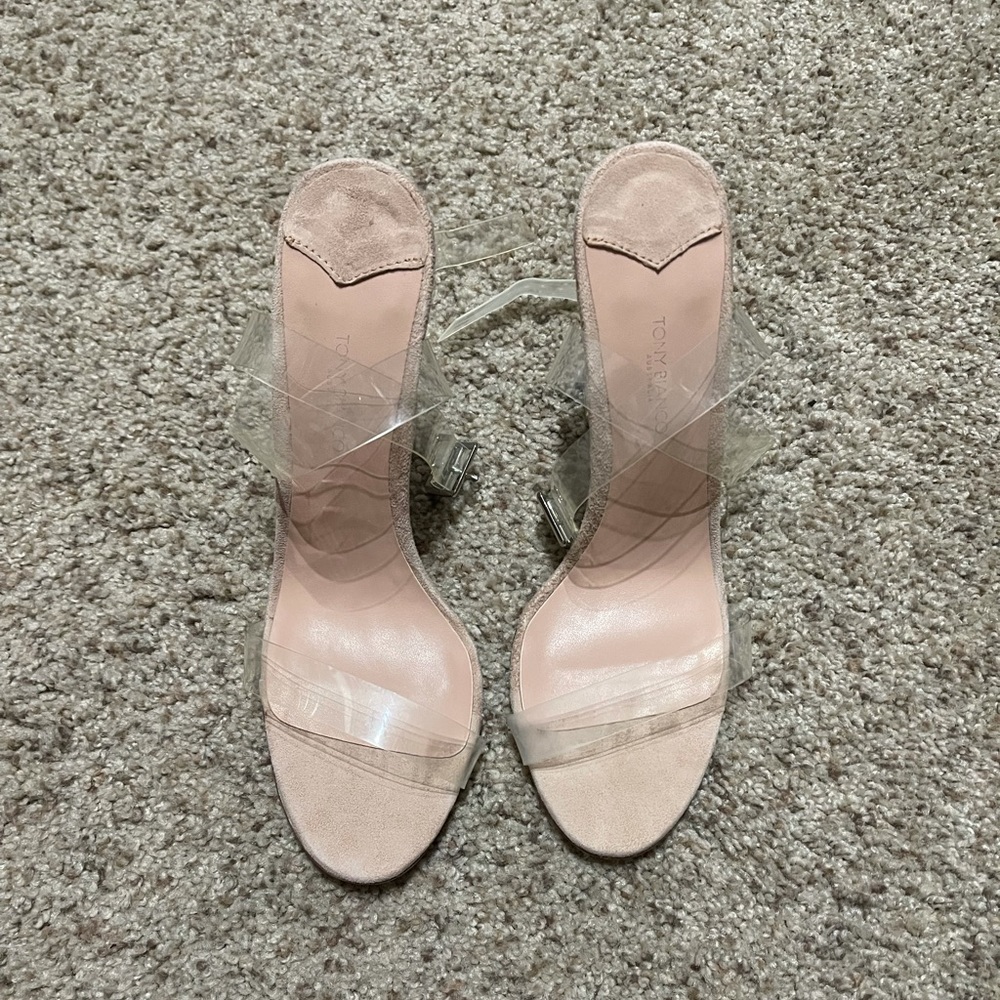Tony Bianco Clear Heels